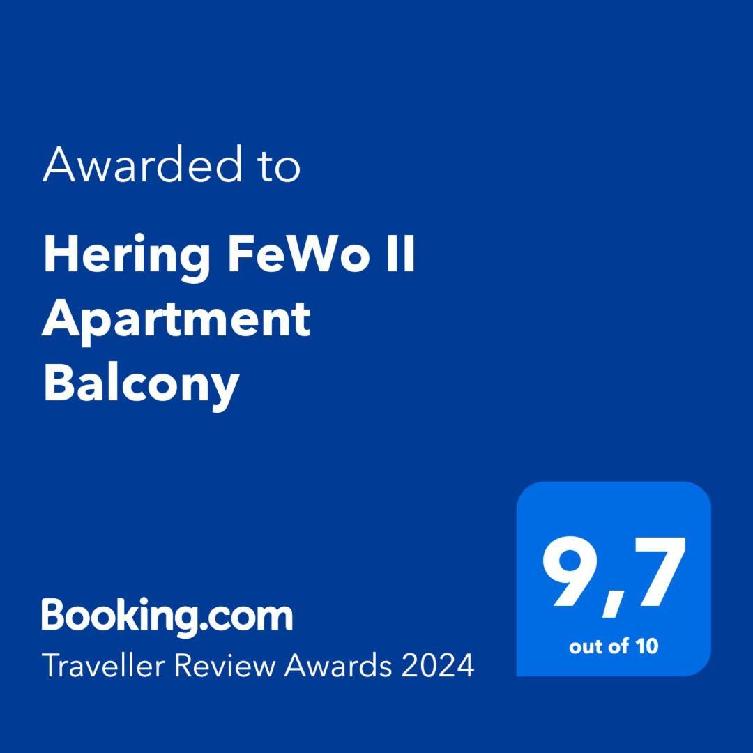 Hering Fewo II Apartment Balcony Wiek auf Rügen Dış mekan fotoğraf